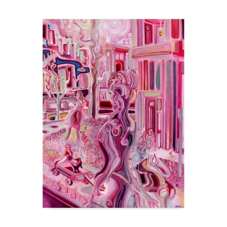 Josh Byer 'Cherry City' Canvas Art,35x47